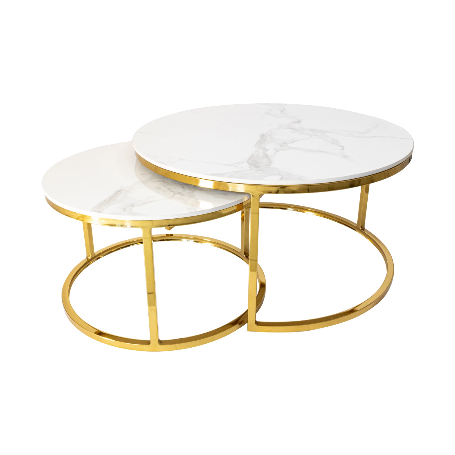 Set de Mesas de Centro Madison Gold