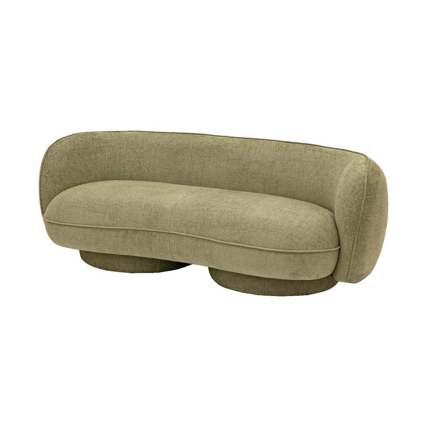 SOFÁ PORTUGAL VERDE VISTA EN PERSPECTIVA