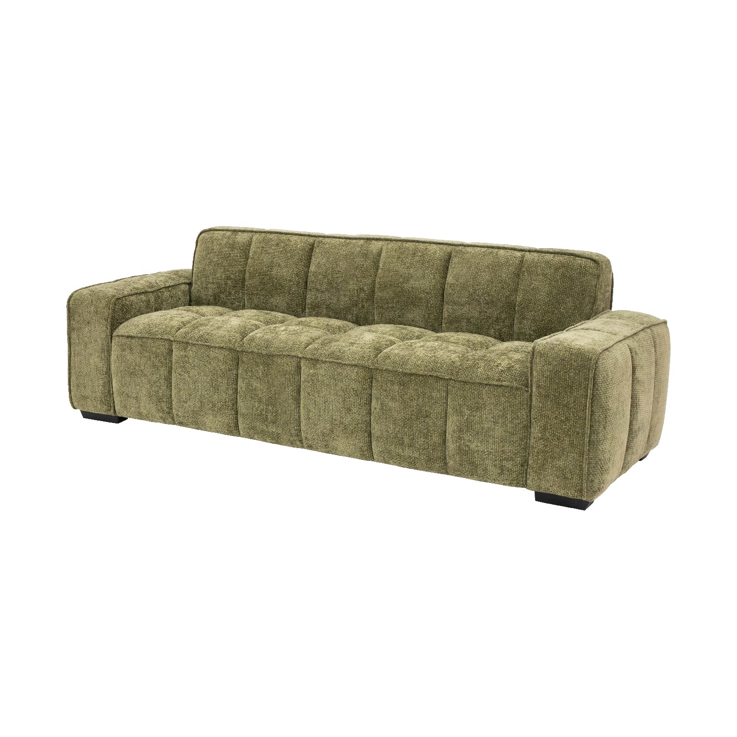 SOFA VERSALLES 3PLZS VERDE VISTA EN PERSPECTIVA