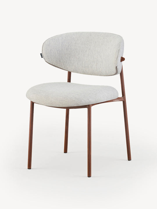 Silla Sicilia Gris Vista en Perspectiva