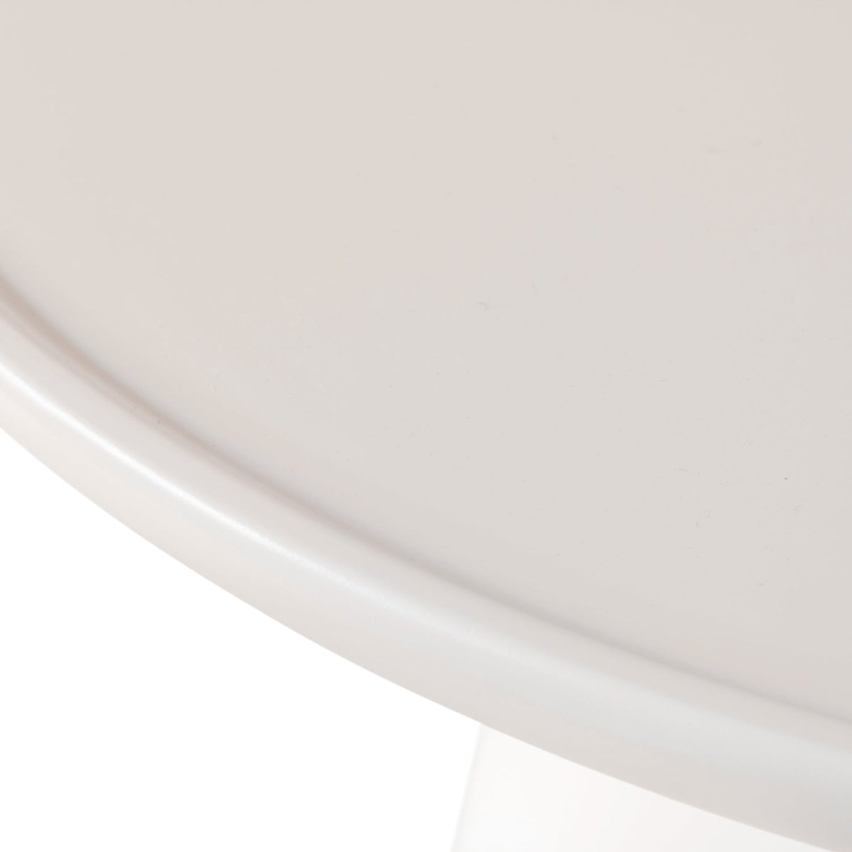 Mesa Lateral Ginebra Blanco Vista a Detalle