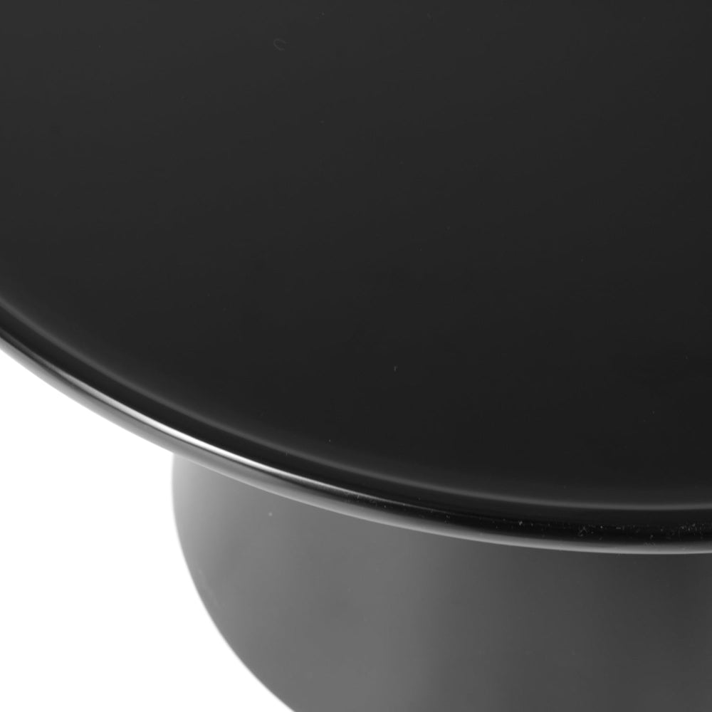 Mesa Lateral Ginebra Negra Vista a Detalle