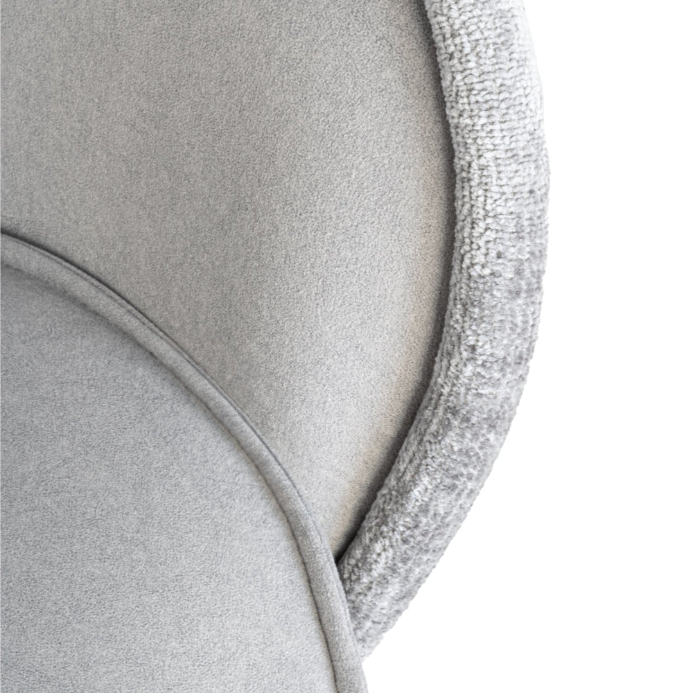 Silla Monaco Gris Vista a Detalle Respaldo