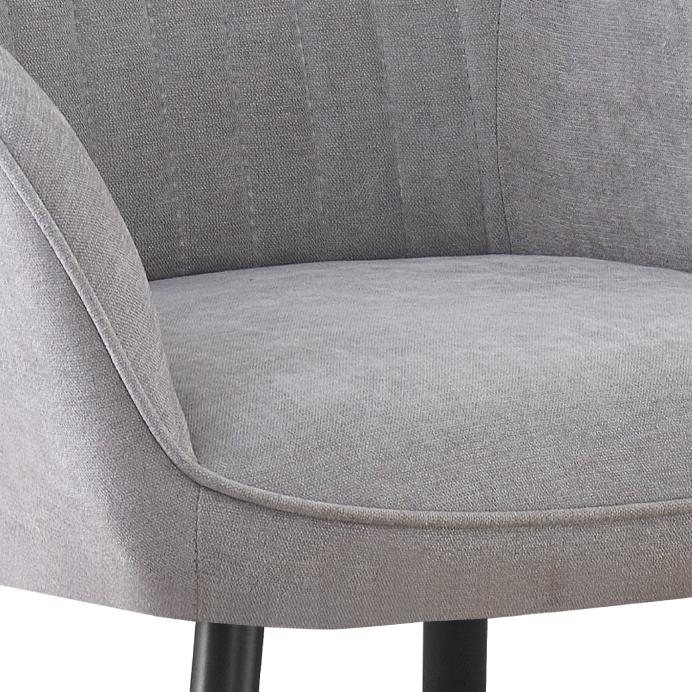Silla Manchester Gris Vista a Detalle Asiento