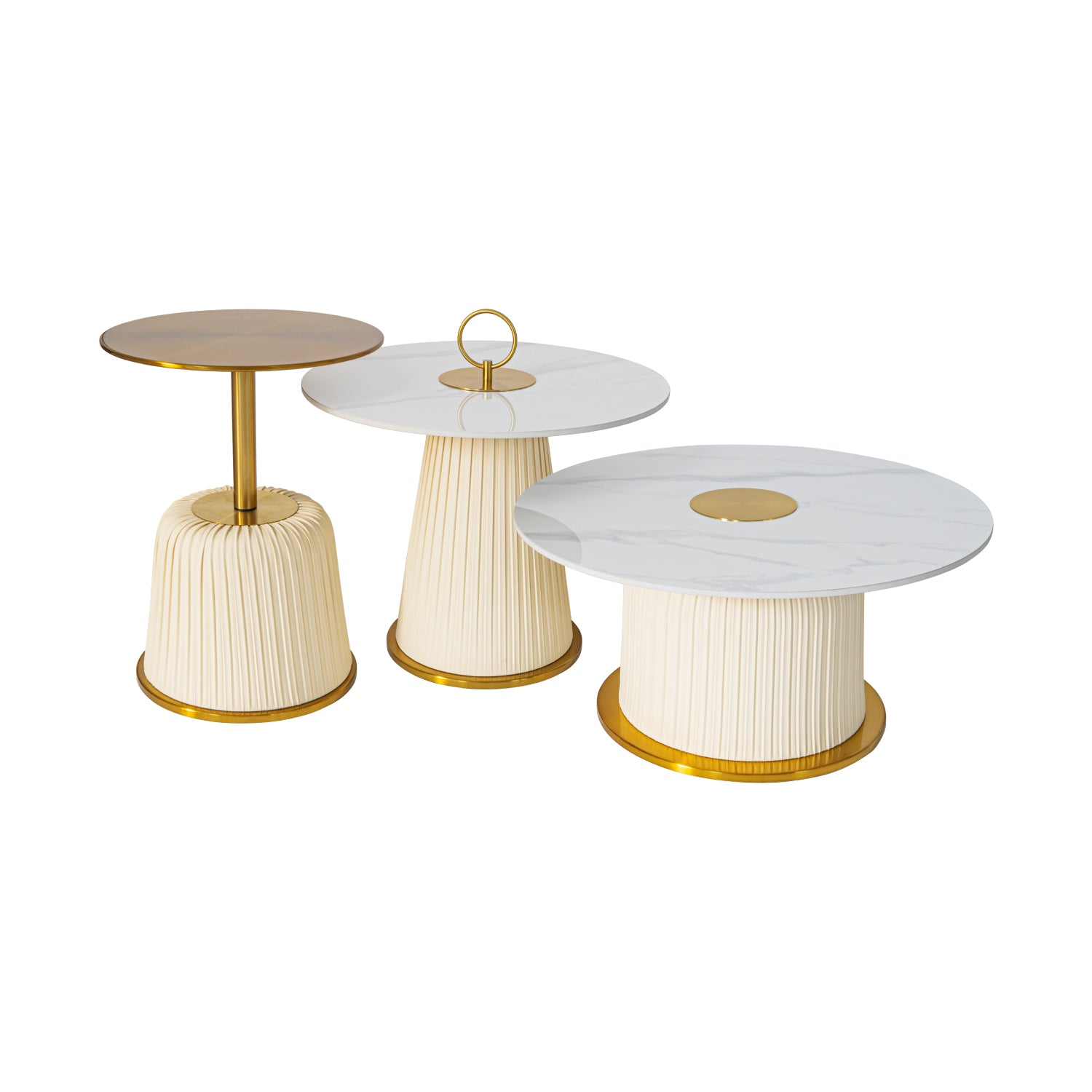 Set de 2 Mesas de centro Monaco