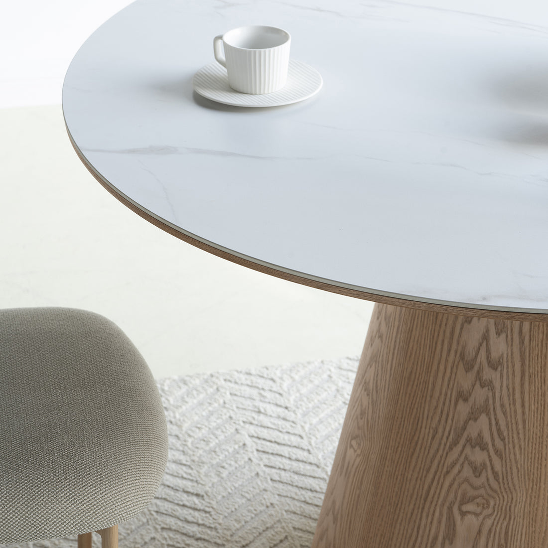 Mesa de Comedor Portugal Vista de Detalle de la Textura