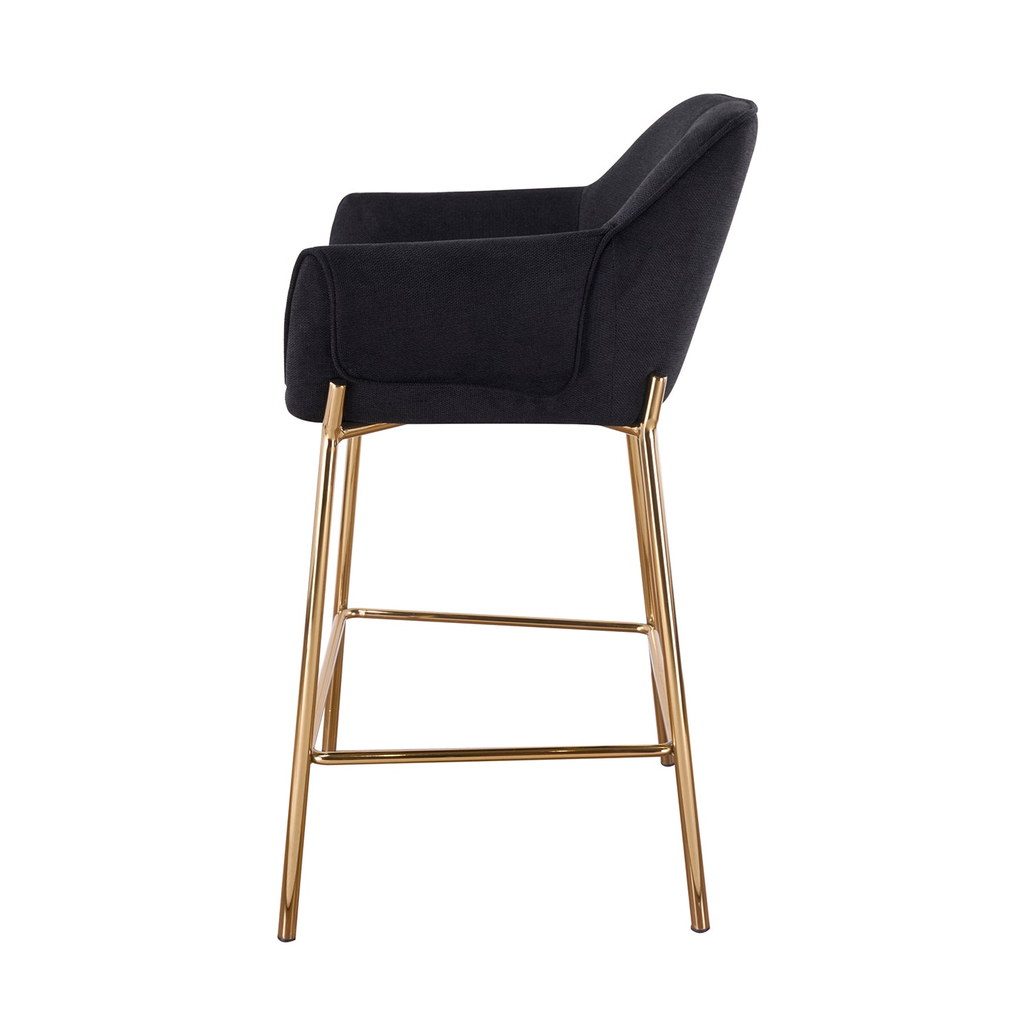 Banco Toronto Black Vista Lateral 