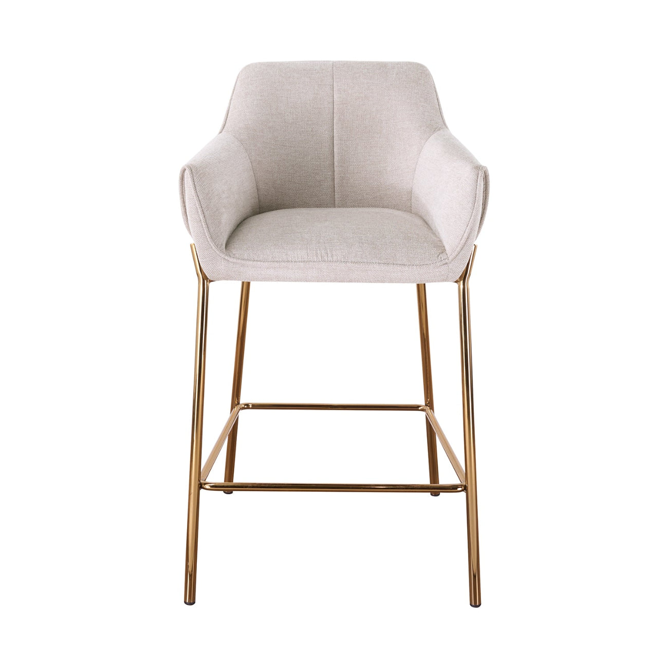 Banco Toronto Beige Vista Frontal