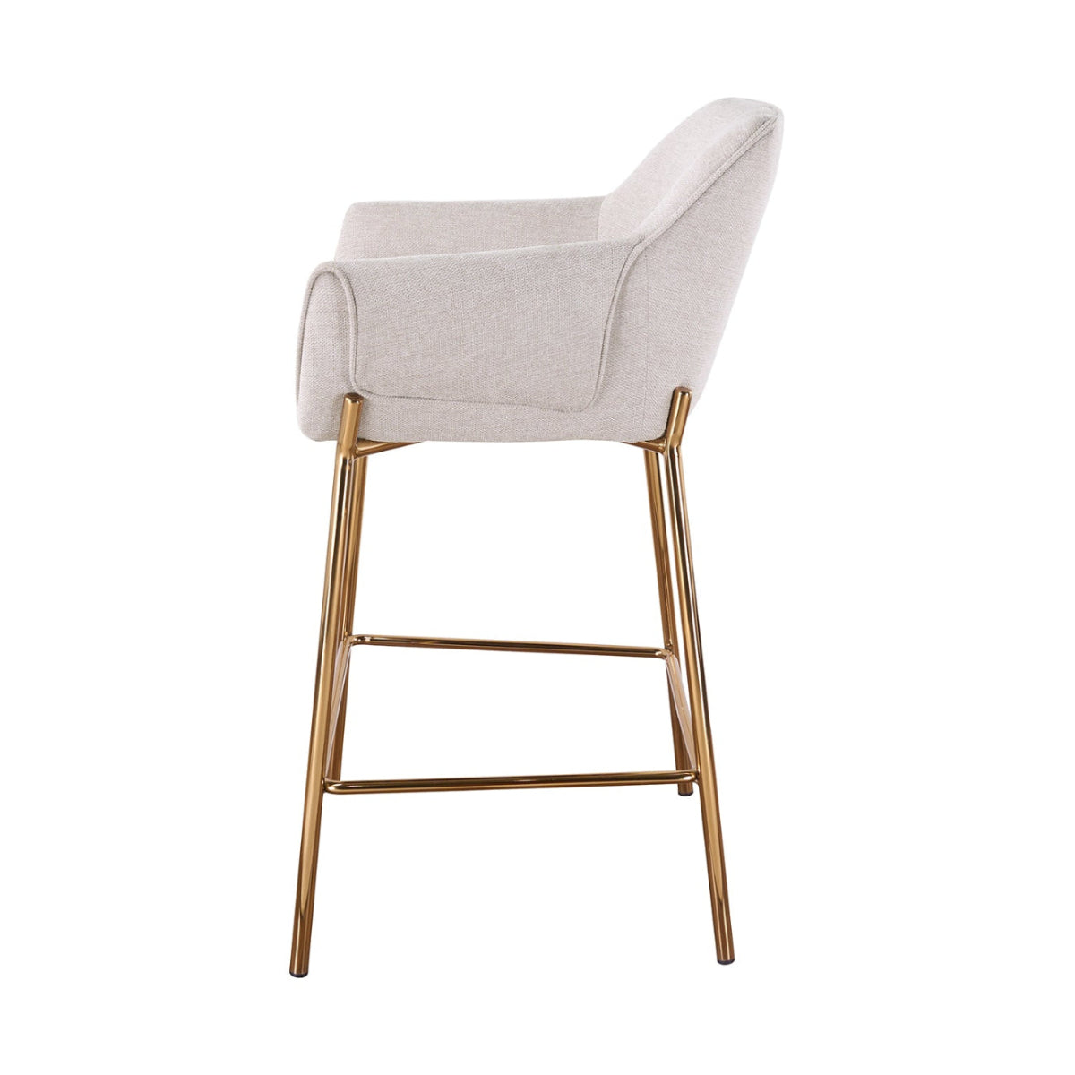 Banco Toronto Beige Vista Lateral