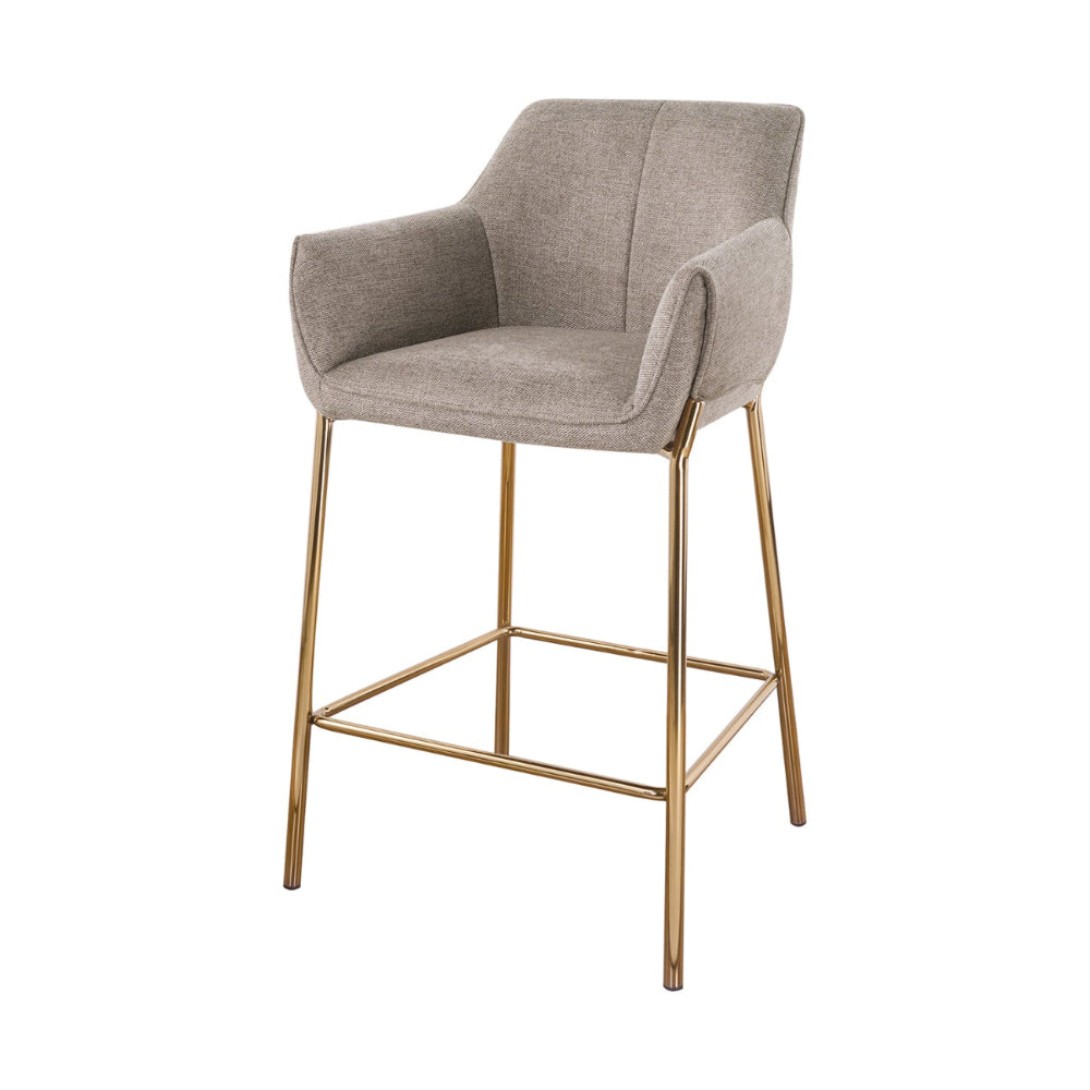 Banco Toronto Taupe Vista En Perspectiva