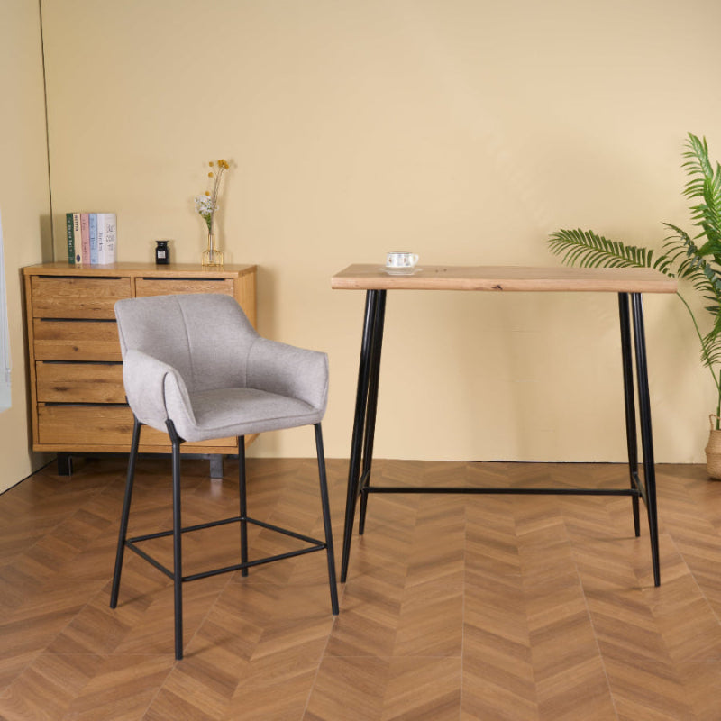 Banco Toronto Pata Negra Grey En Desayunador 