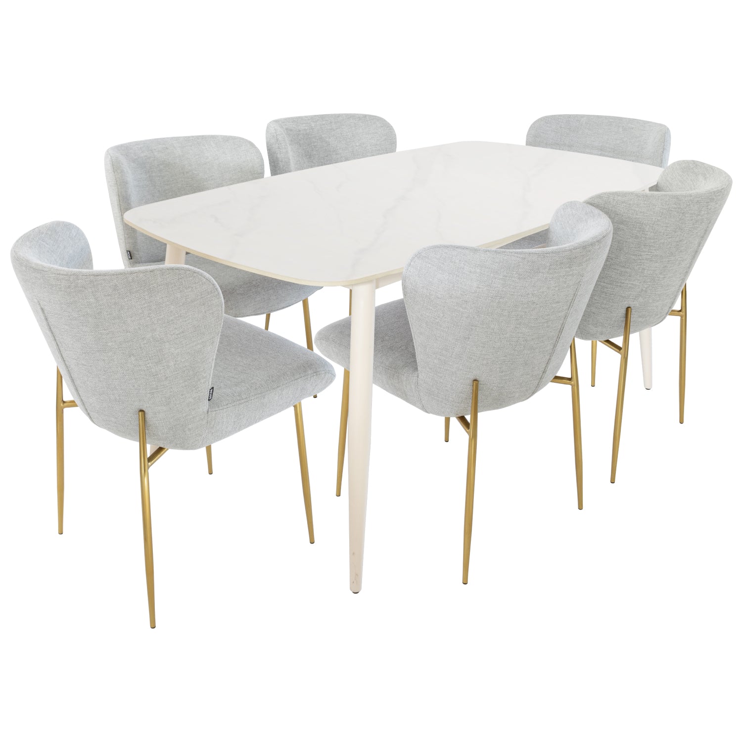 Mesa de comedor Bangkok Blanca 160cm