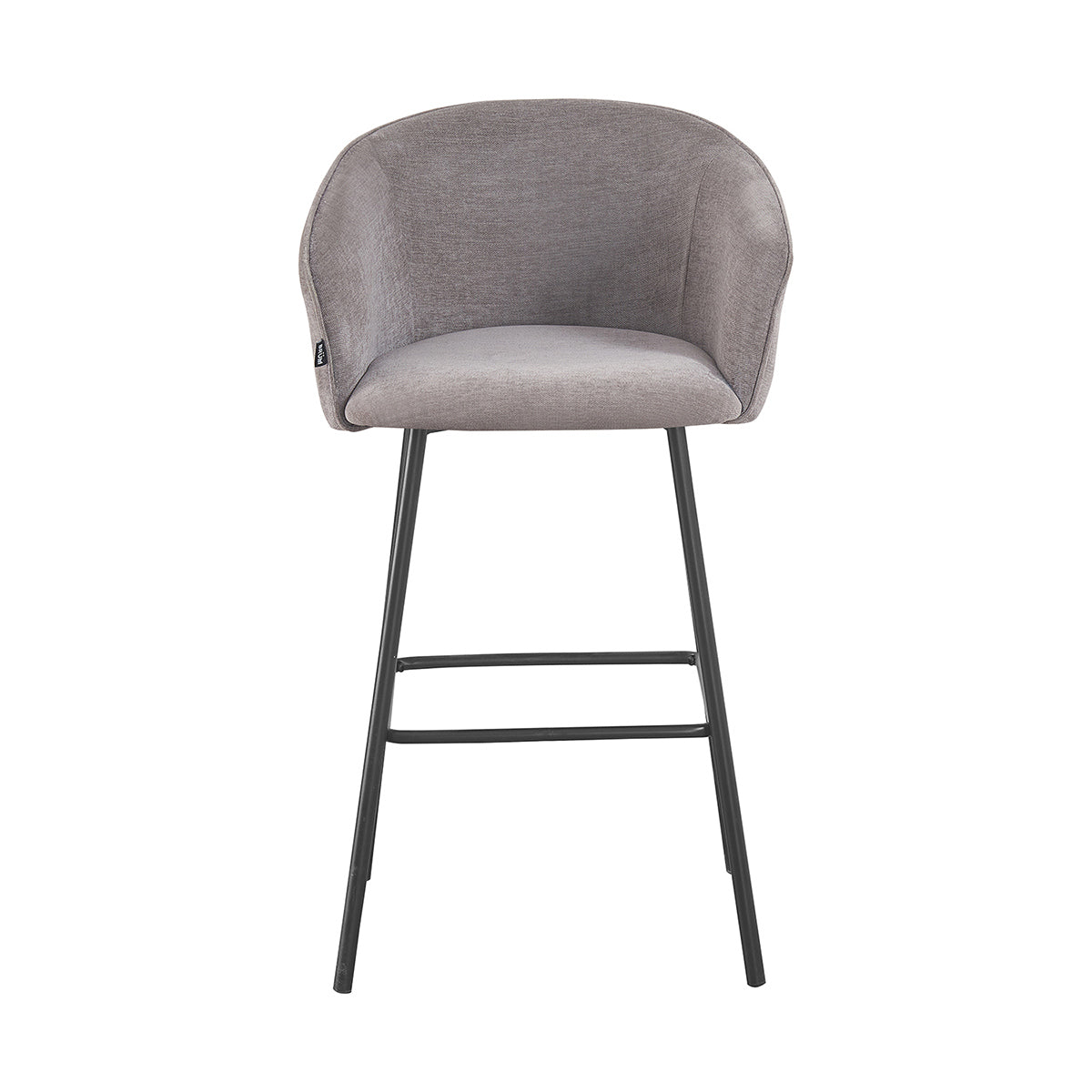 Banco Alto Miami Gris Vista Frontal