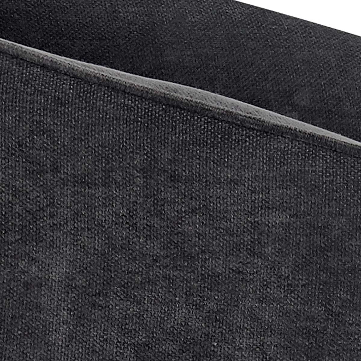 Banco Alto Miami Negro Vista Detalle