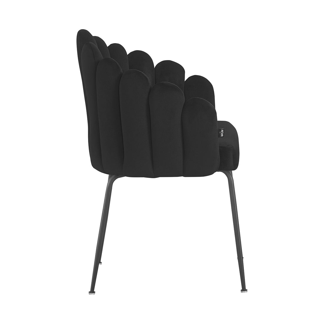Silla Cordoba Negra Vista Lateral