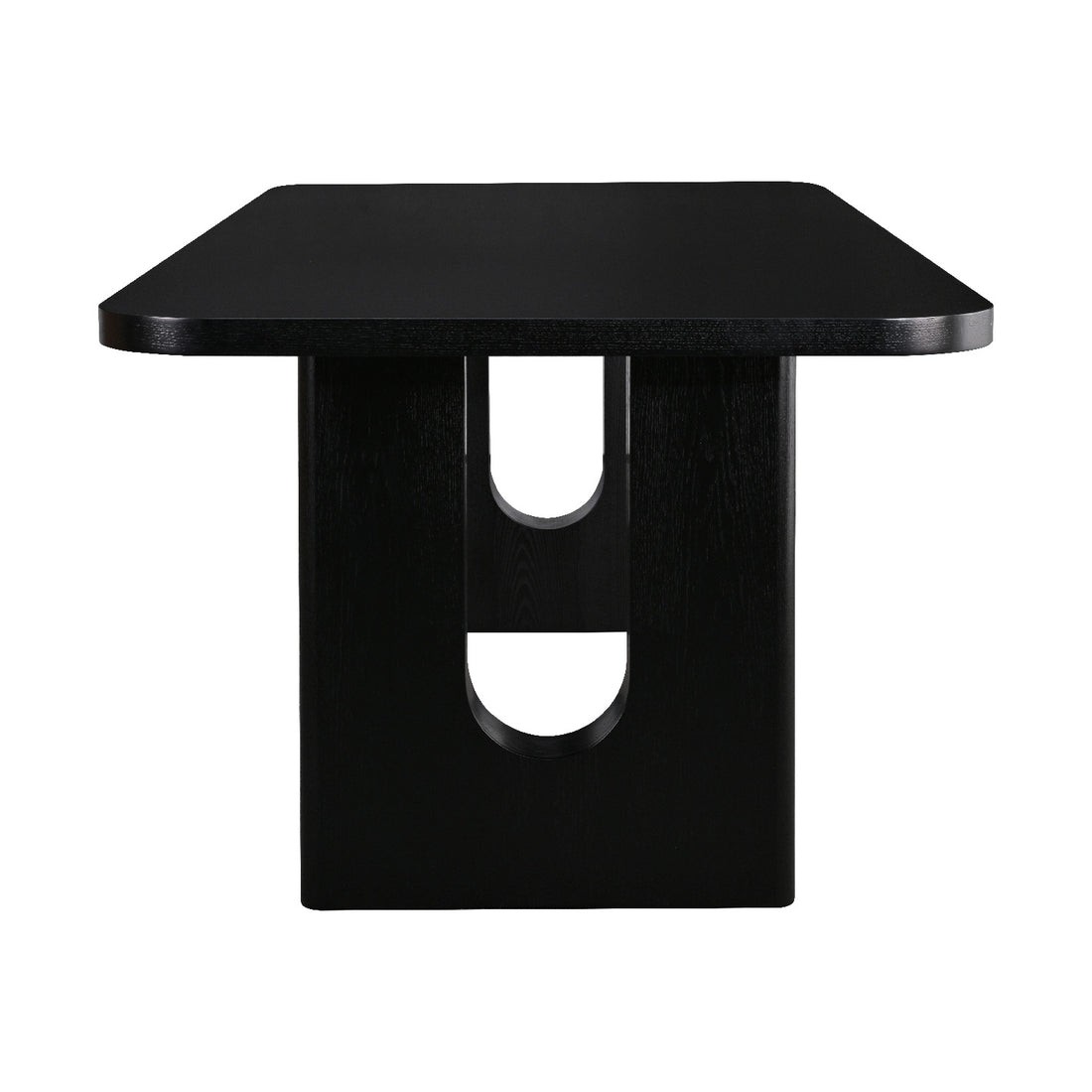 Mesa de comedor Agra Negra Lateral