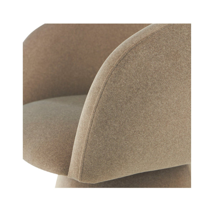 Silla Doha Taupe Vista A Detalle