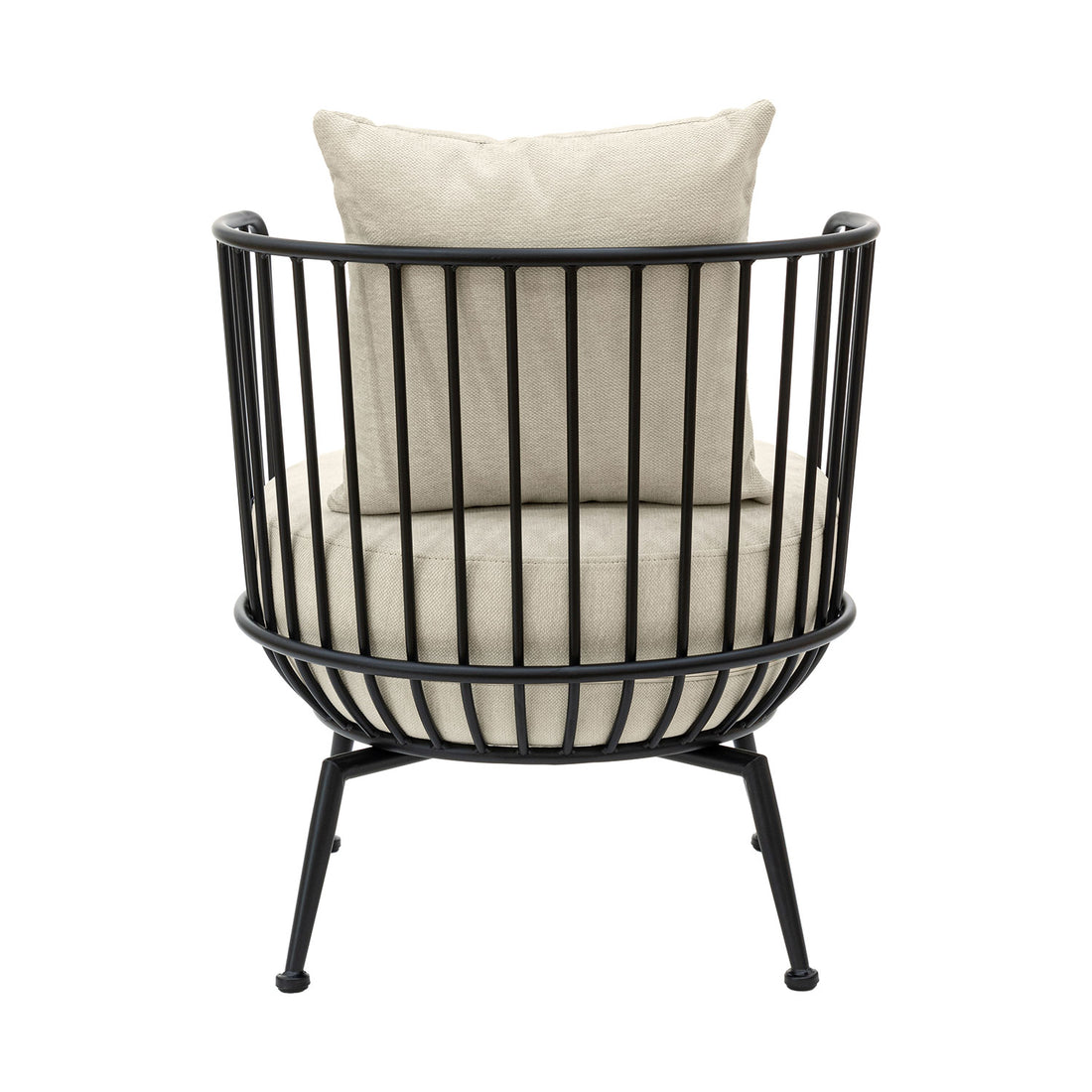 Sillón Individual Verviers Black Vista Lateral