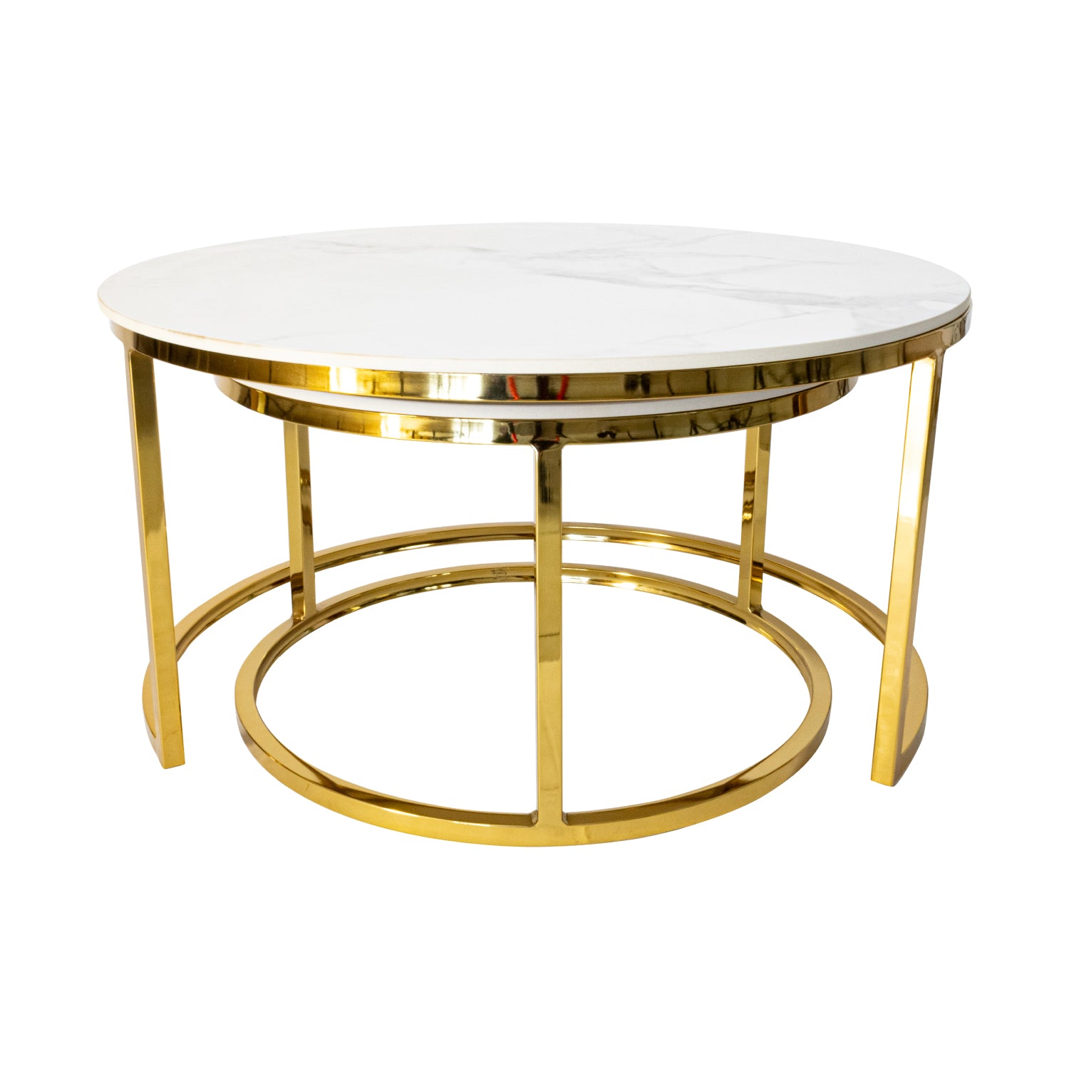 Set de Mesas de Centro Madison Gold