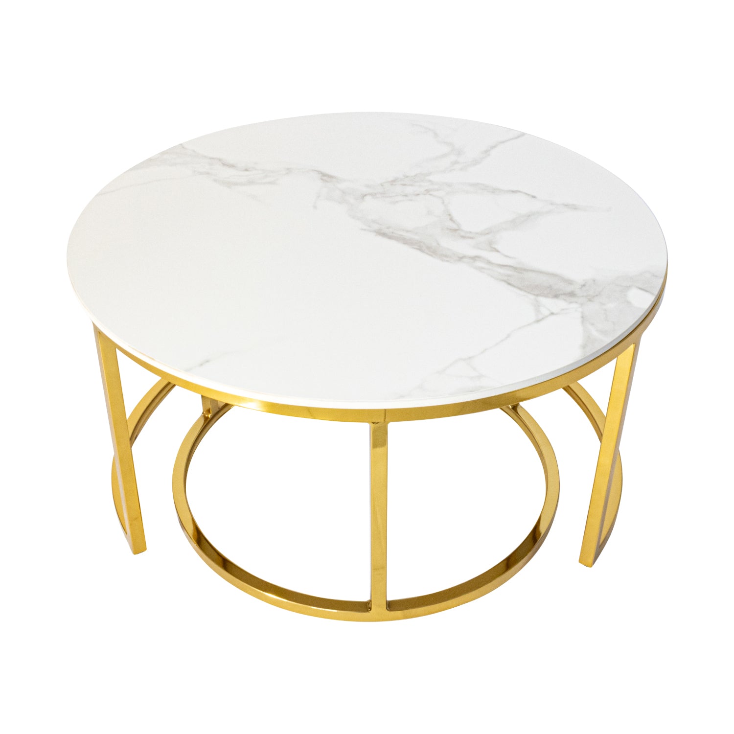 Set de Mesas de Centro Madison Gold