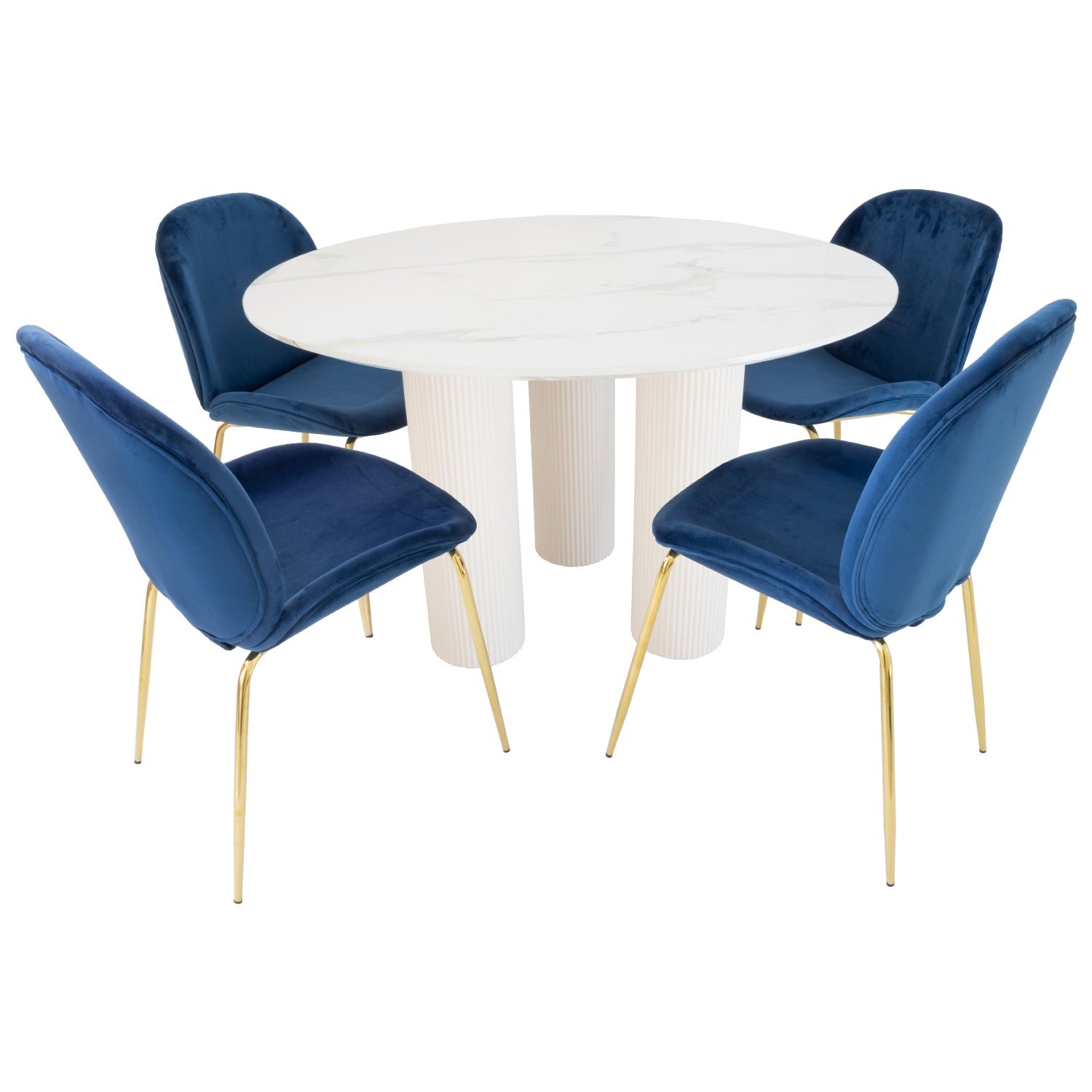 Mesa de Comedor Kos Blanca 120cm