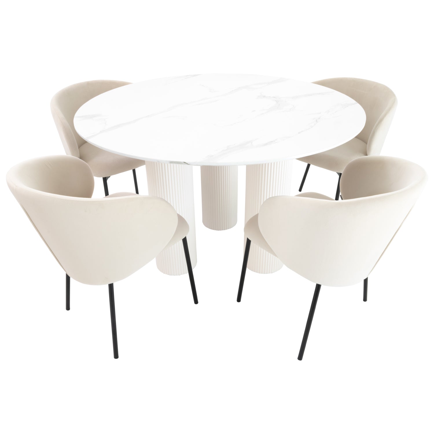 Mesa de Comedor Kos Blanca 120cm