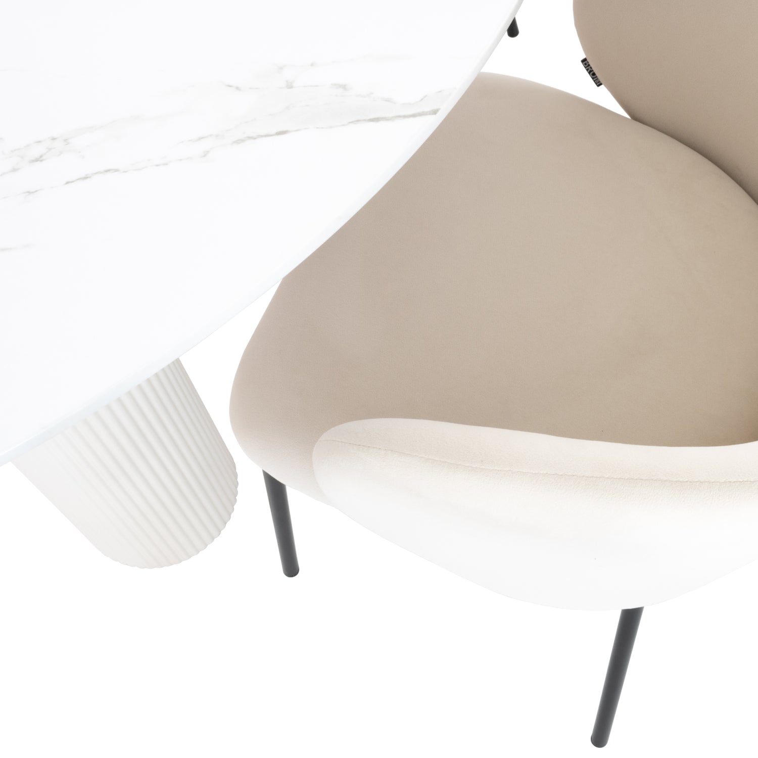 Mesa de Comedor Kos Blanca 120cm