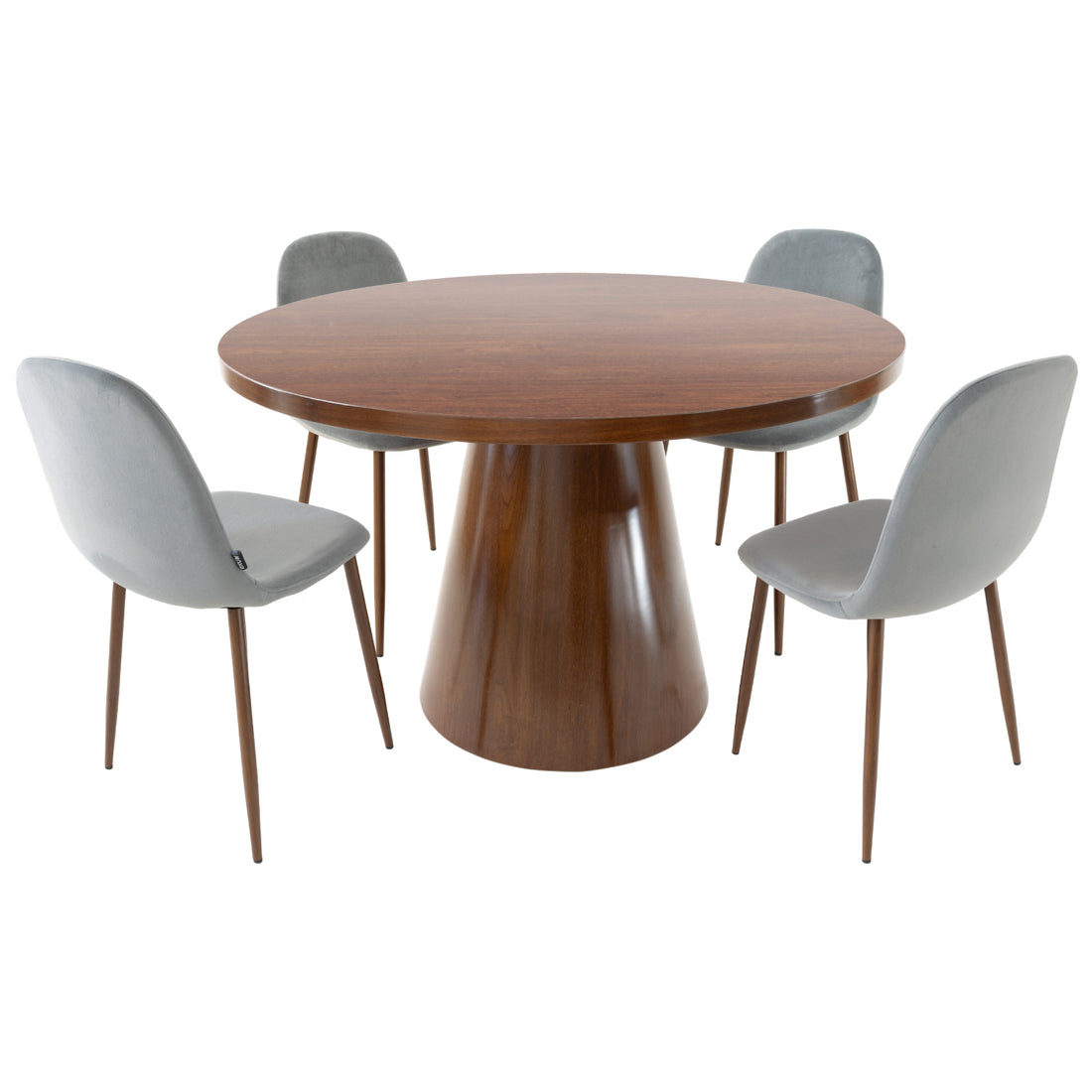 Mesa de Comedor Lagos Nogal 120cm Vista de producto 2