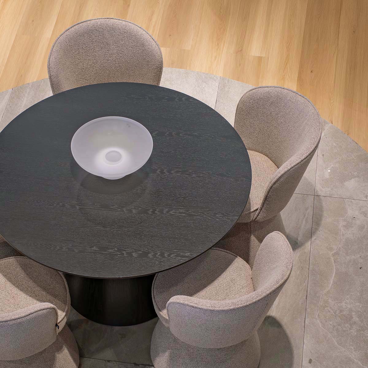 Mesa de Comedor Laredo Negra 120cm