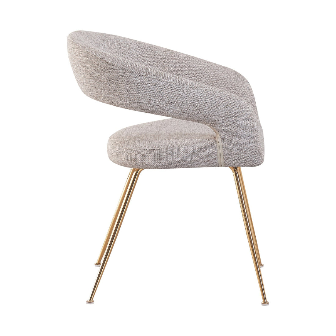 Silla Matera Beige Vista Lateral 