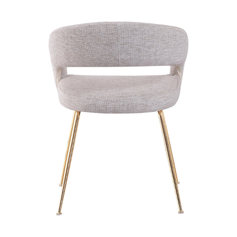 Silla Matera Beige Con Vista Trasera