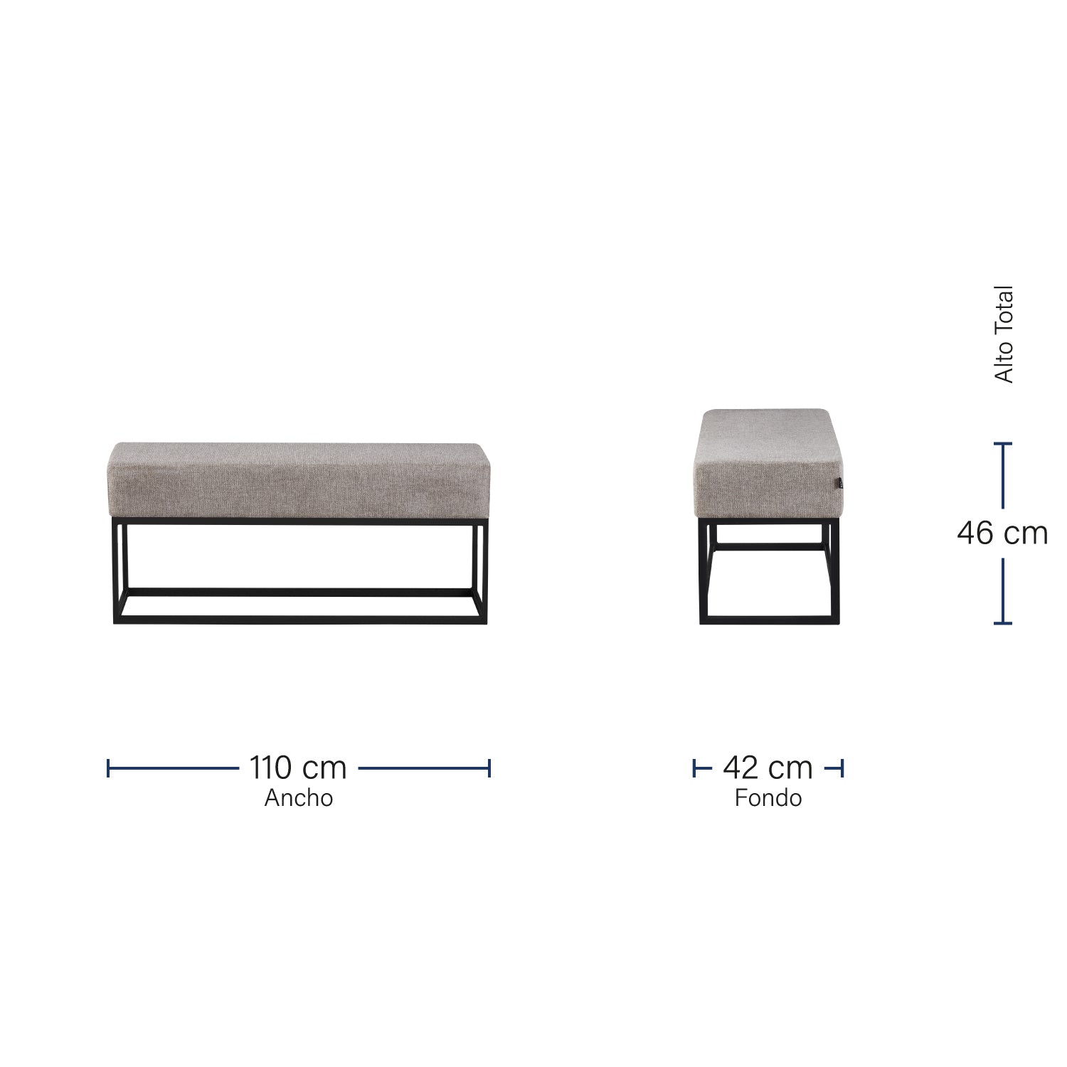 Banca Clermont 110cm