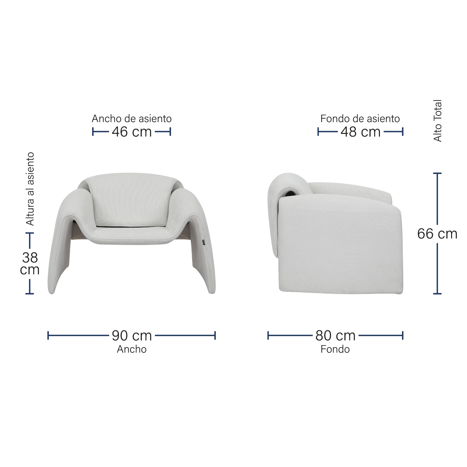 Sillón individual Melbournee