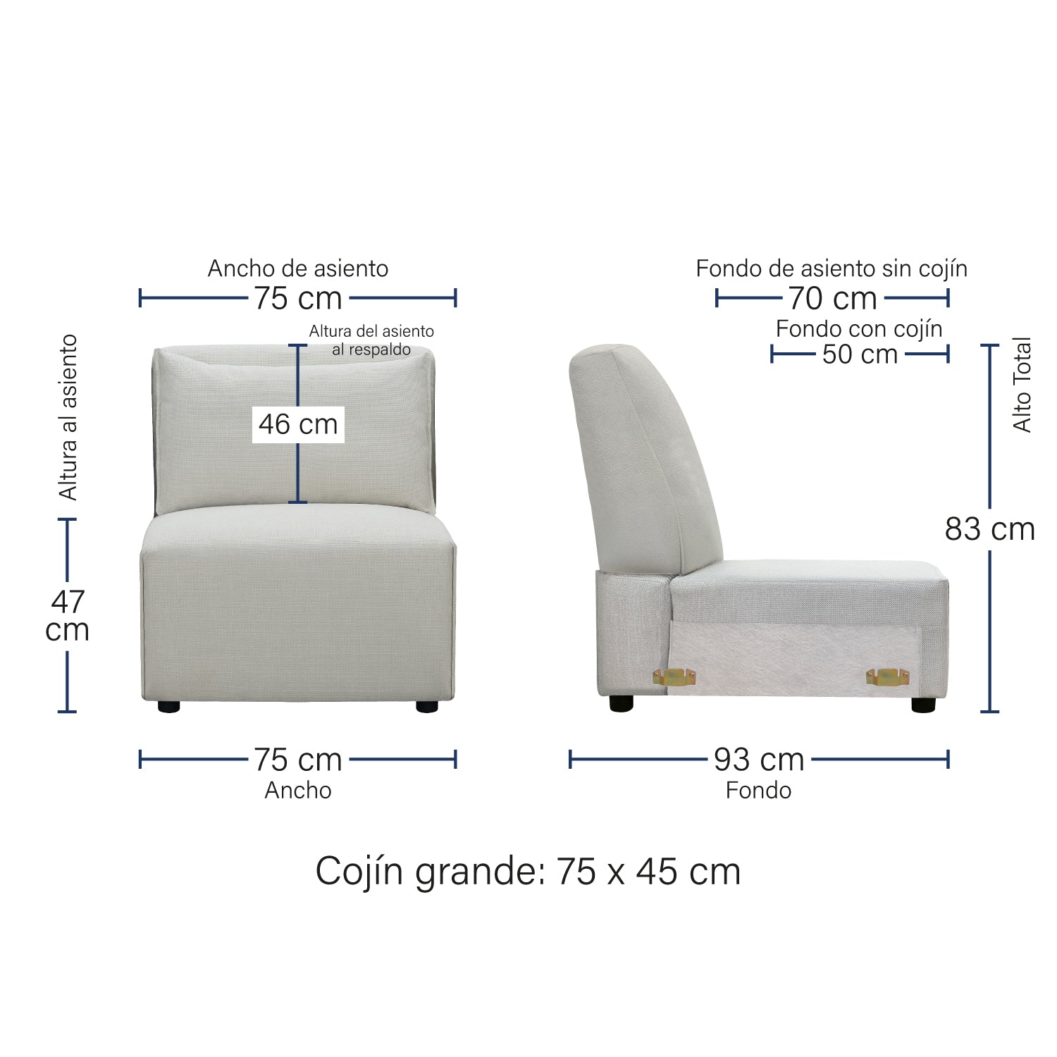 Módulo Montenegro Beige Centro