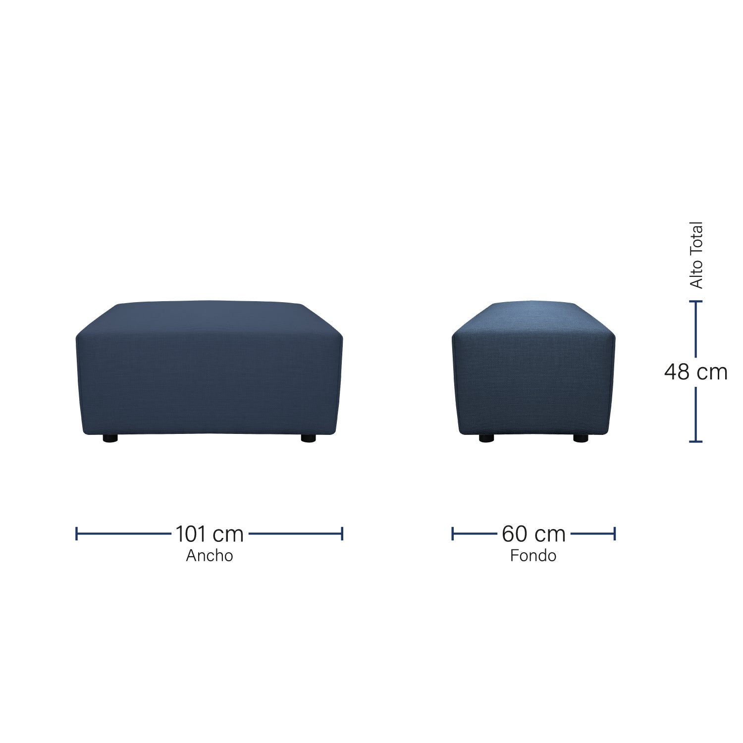 Taburete Montenegro Azul