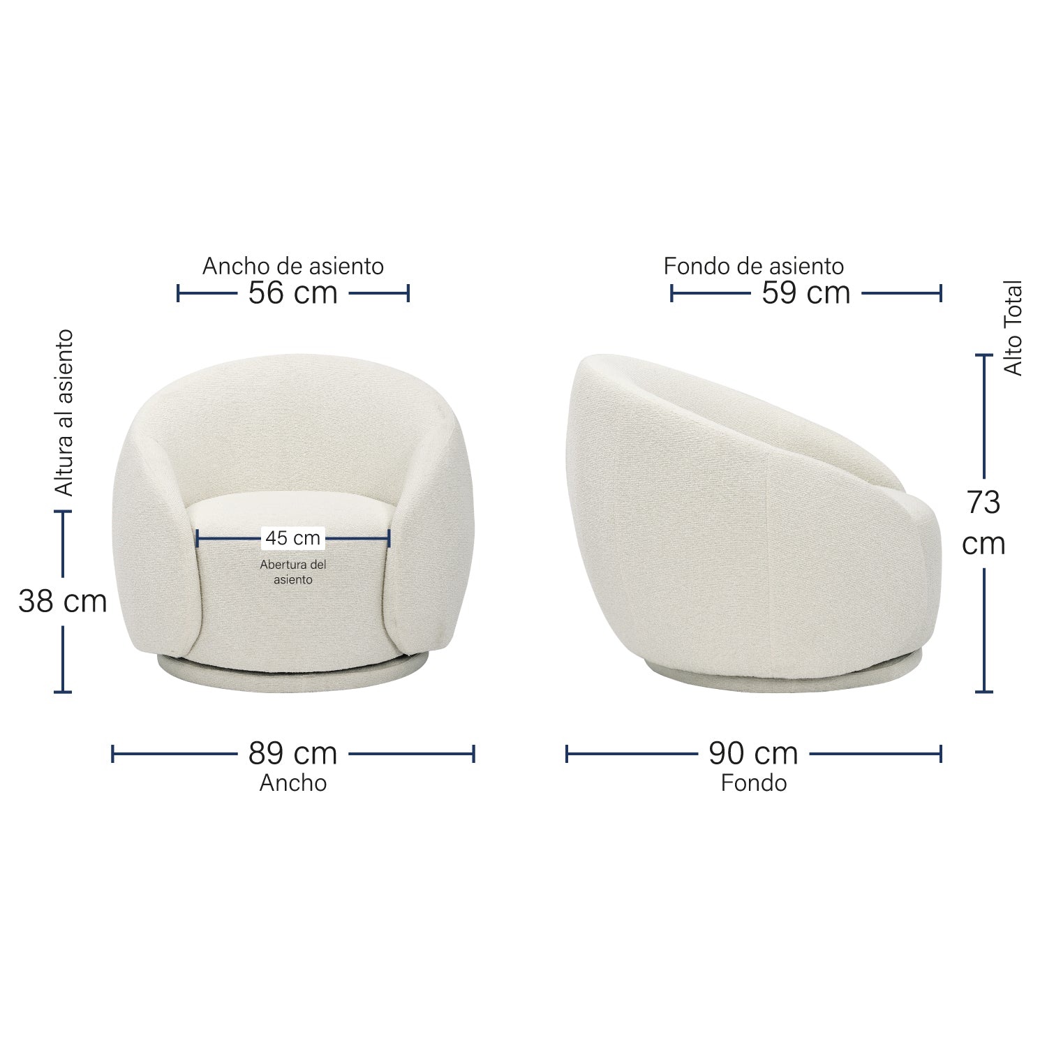 Sillón Individual Roterdam