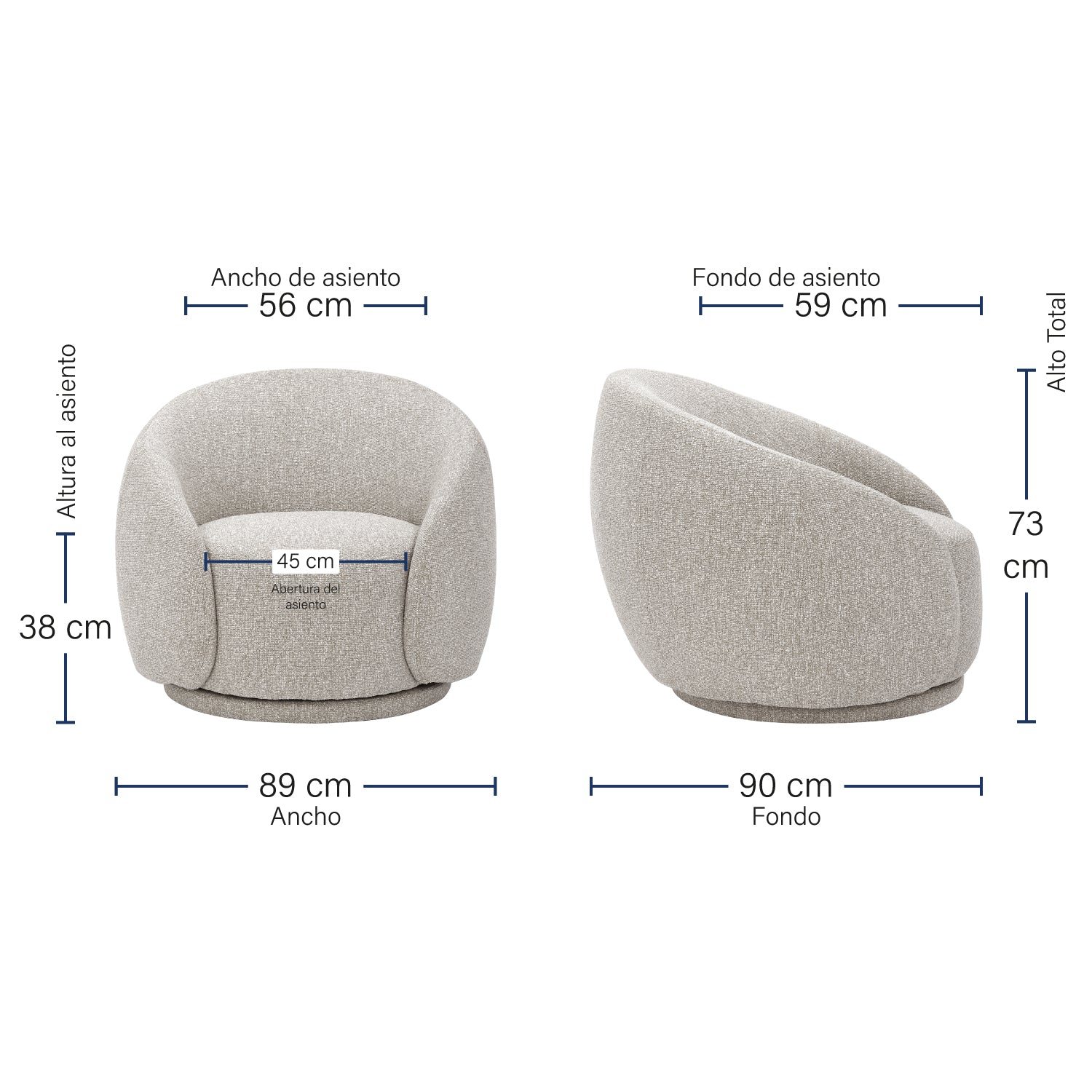 Sillón Individual Roterdam