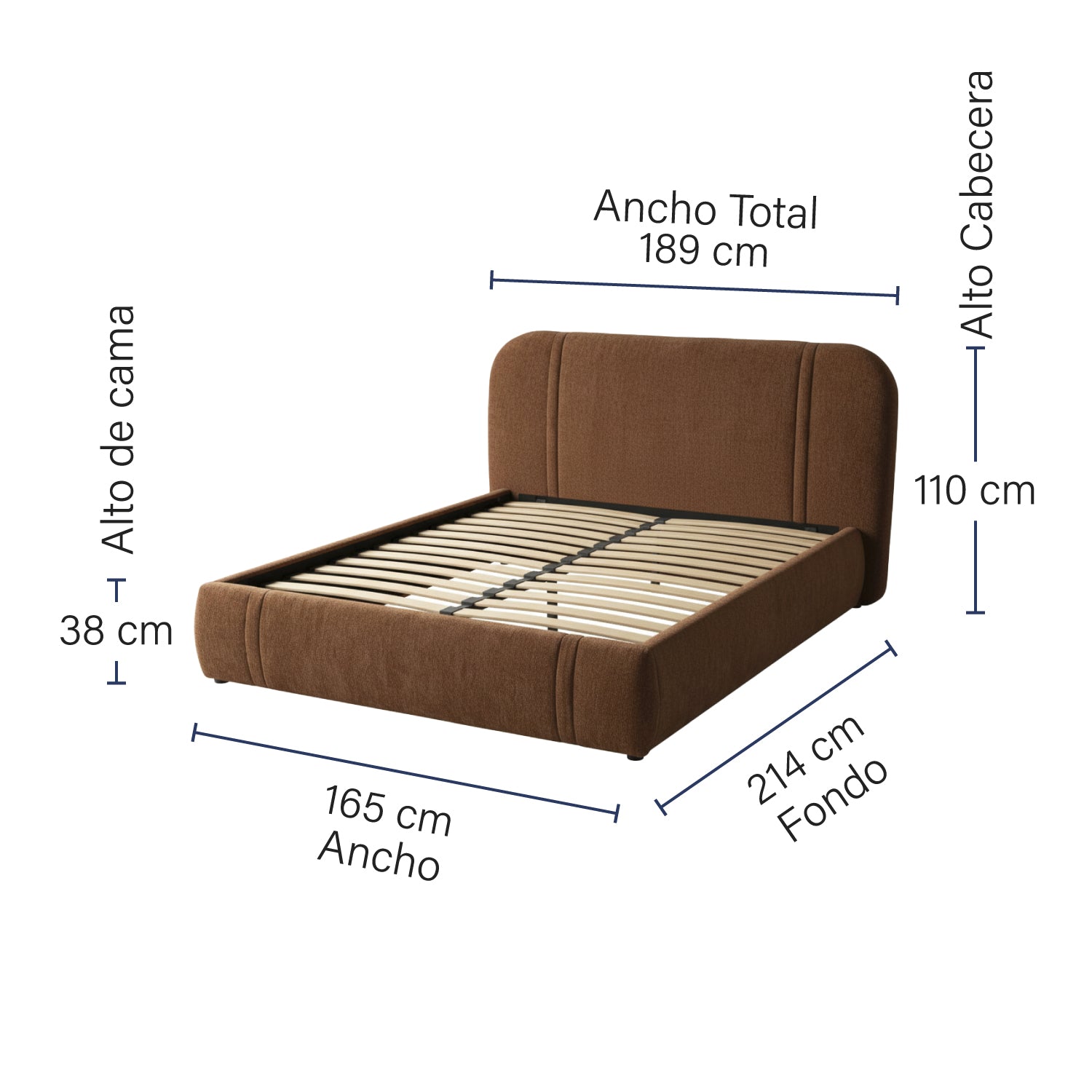Cama Segovia Queen Size