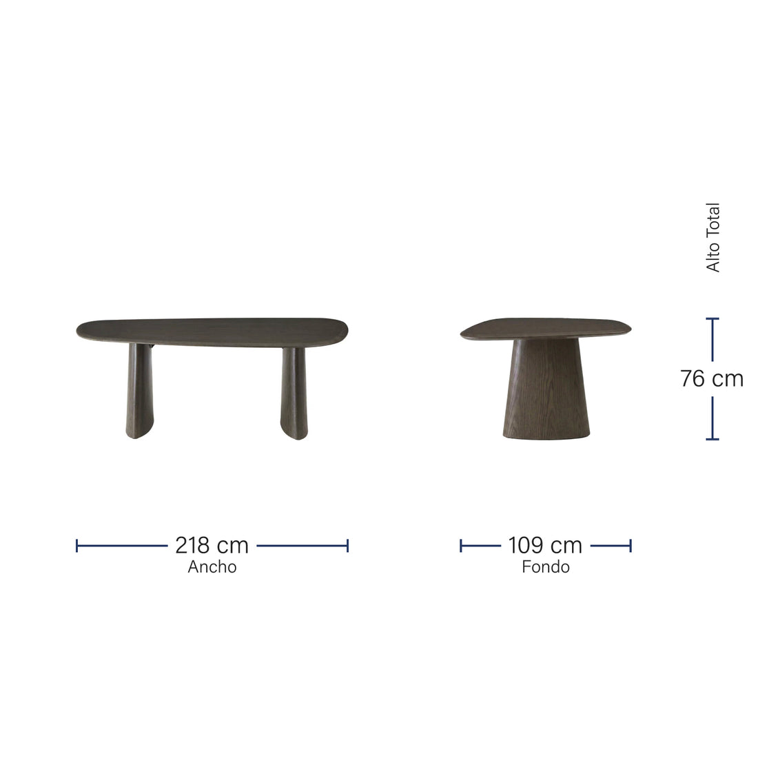 Mesa de Comedor Mar de Plata Medidas