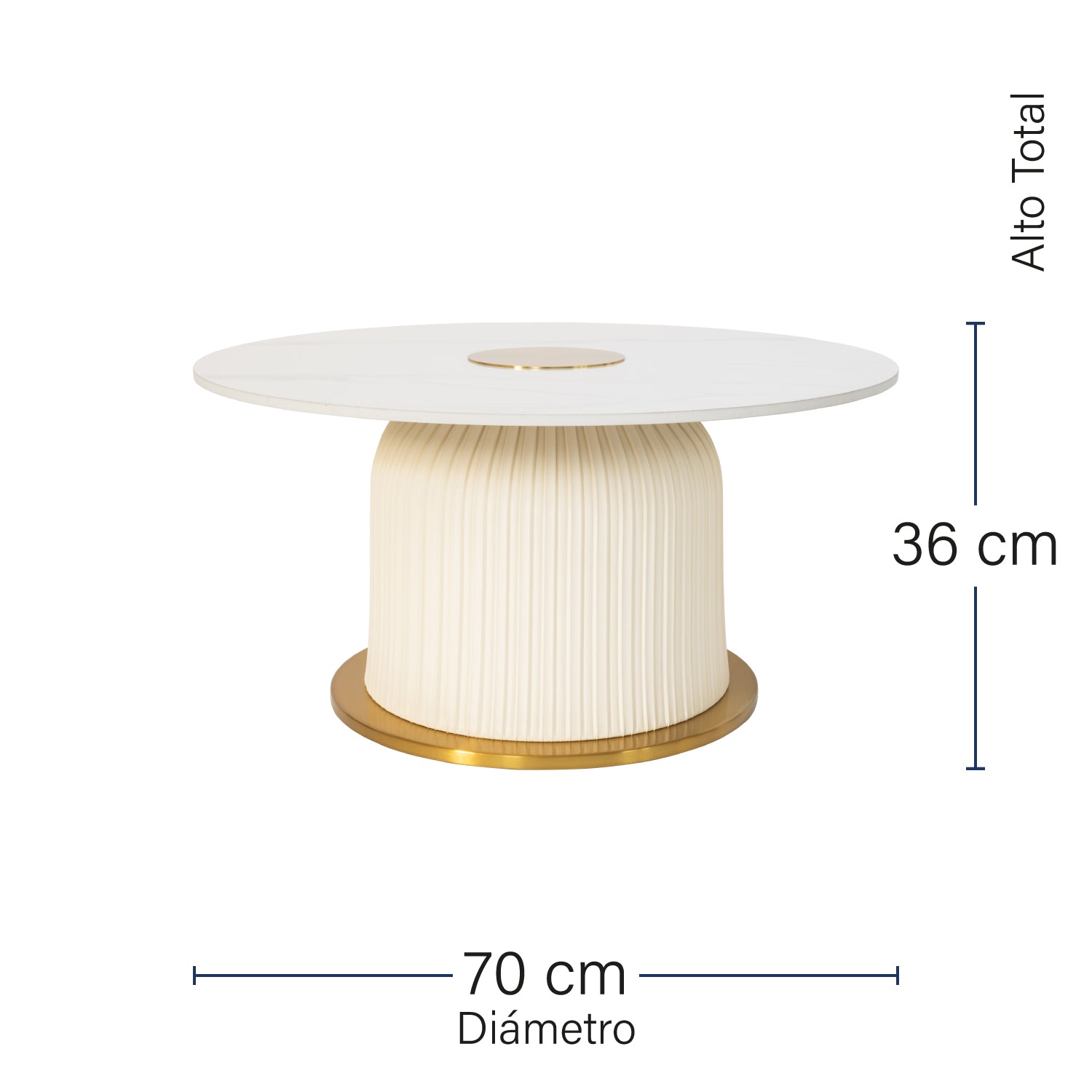 Set de 2 Mesas de centro Monaco