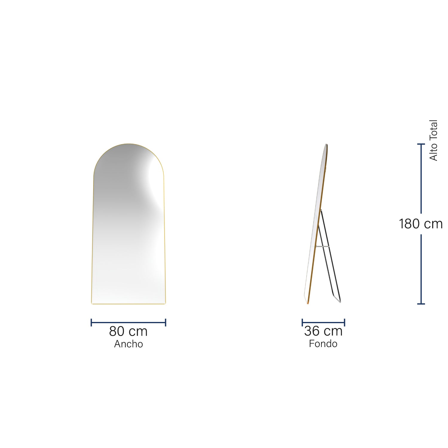 Espejo Seúl 180 cm Alto