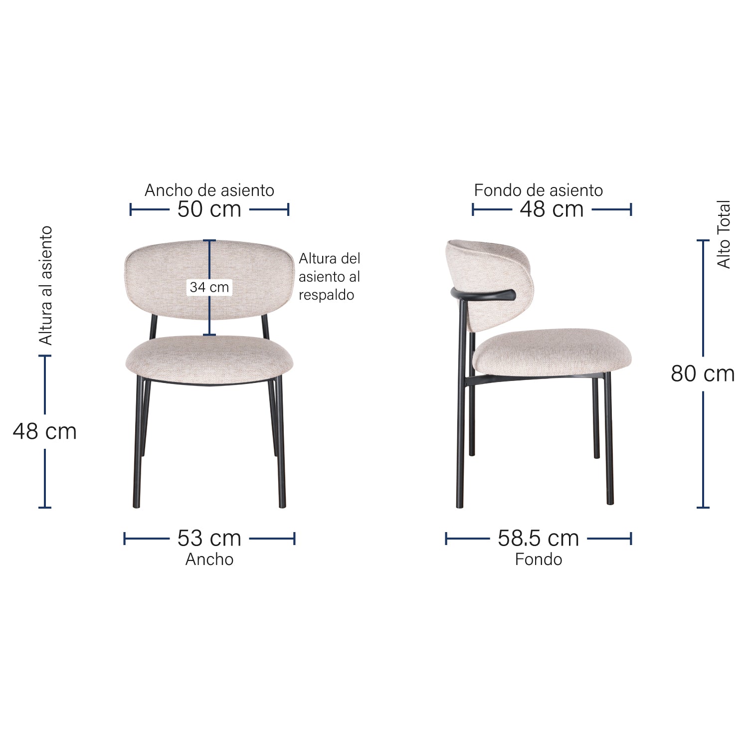 Silla Sicilia pata Negra