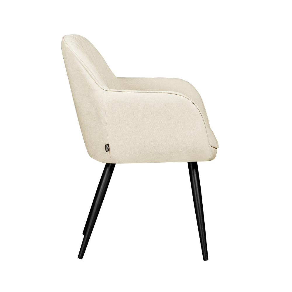 Sillas Manchester Beige Vista Lateral