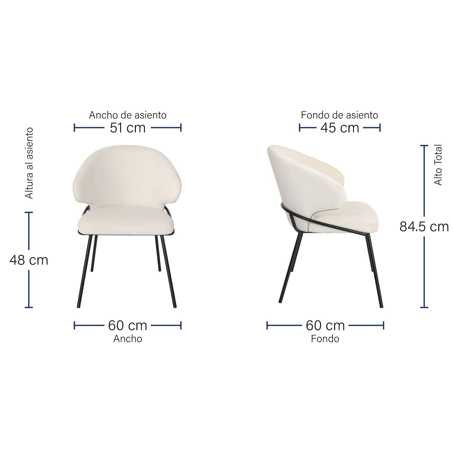 Silla Palma pata negra