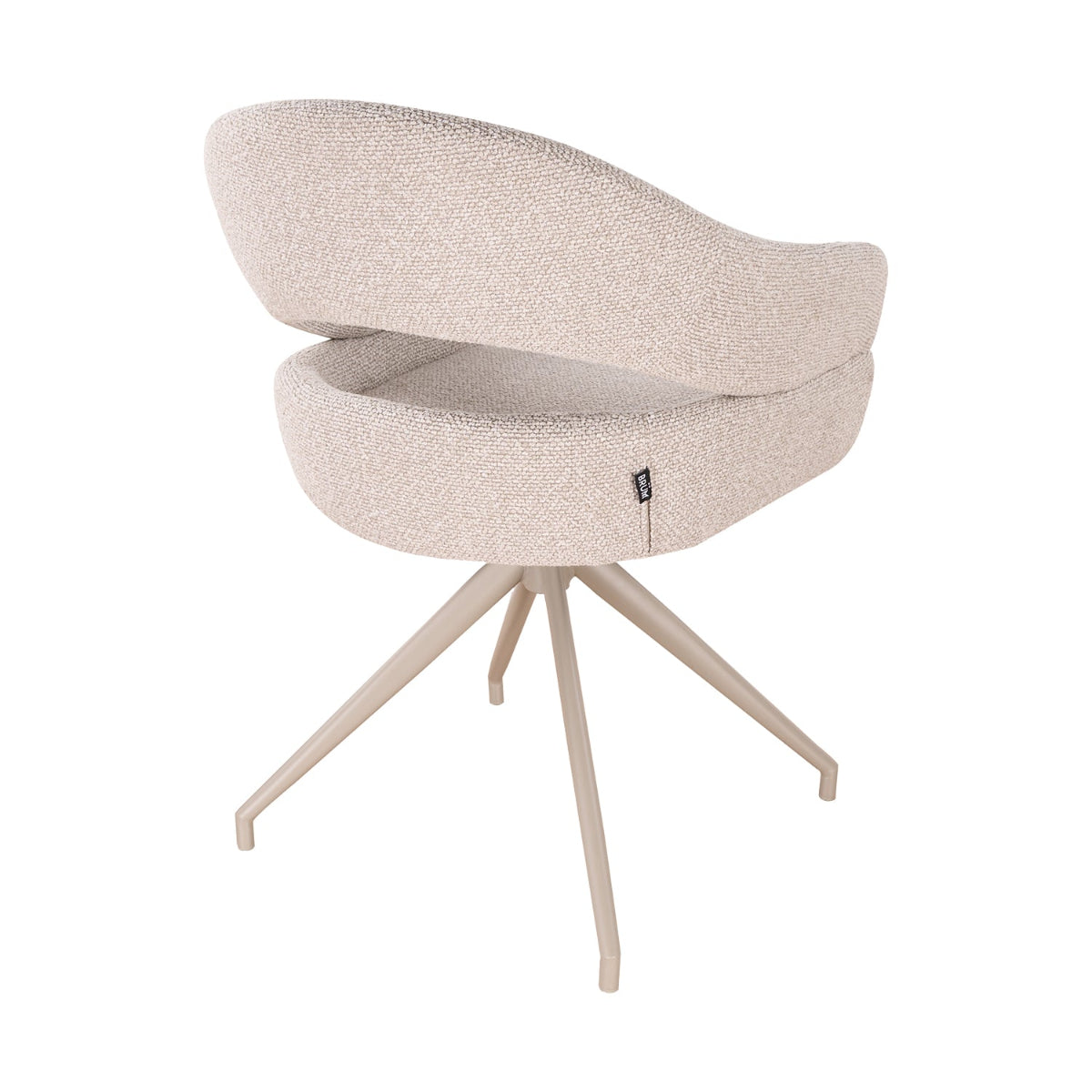 Silla Perast Vista En Perspectiva Trasera