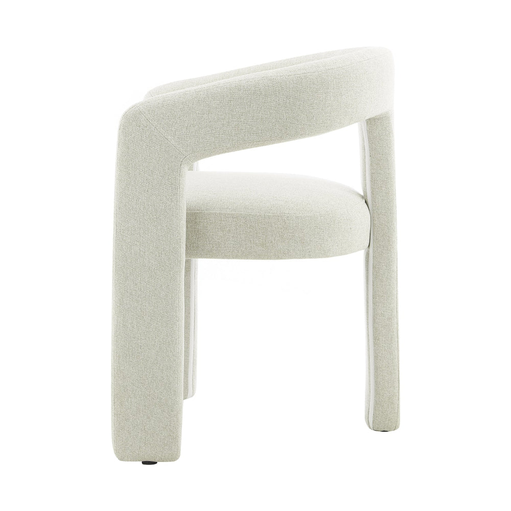 Silla Qatar Gris Vista Lateral