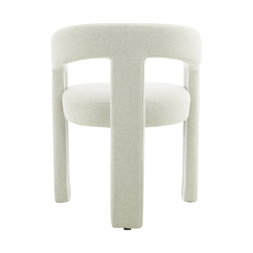 Silla Qatar Gris Vista Trasera