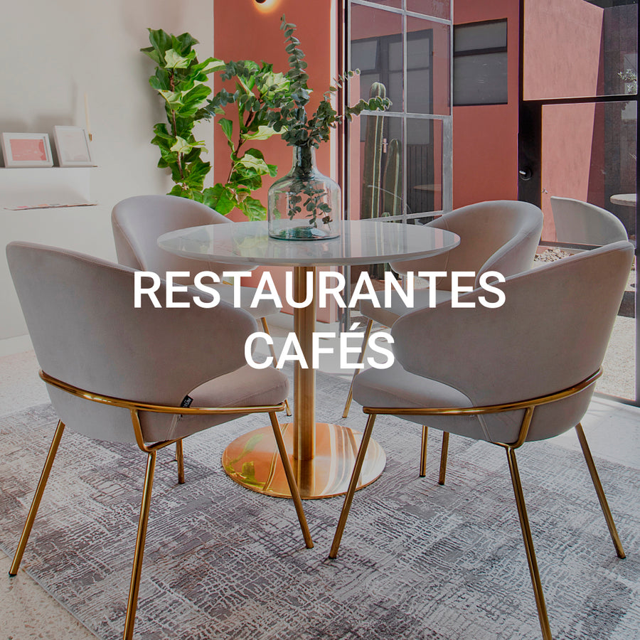 Mobiliario Brüm en un proyecto de restaurante