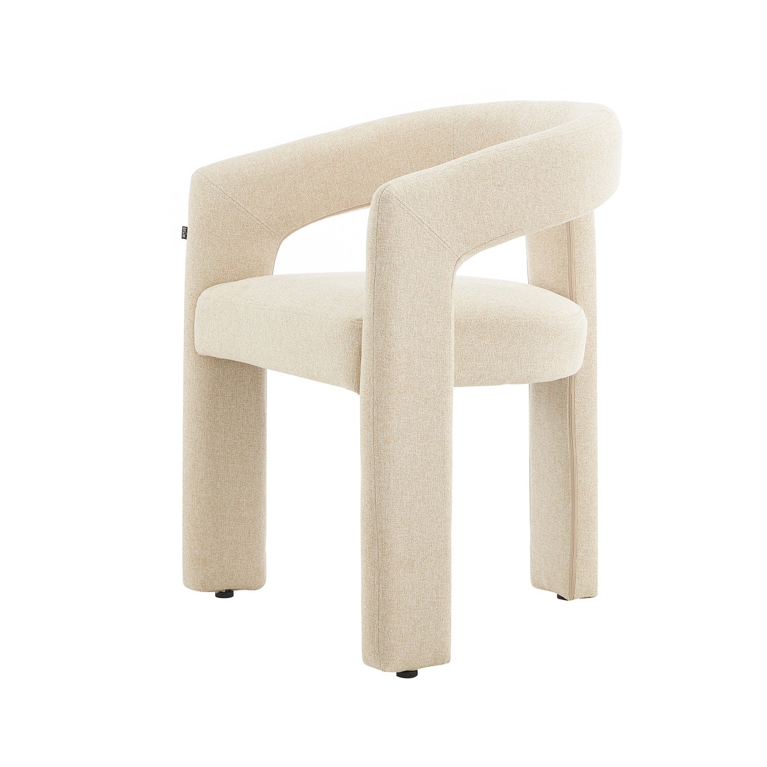 Silla Qatar Gris Vista en Perspectiva