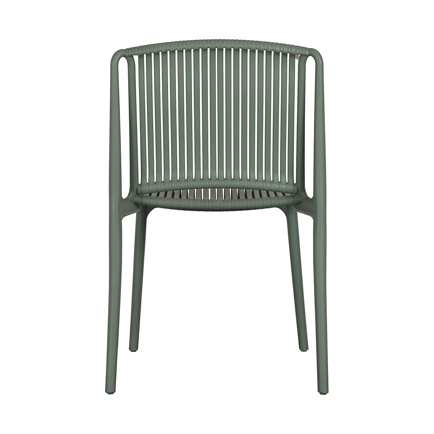 SILLA EXT CRETA VERDE VISTA TRASERA